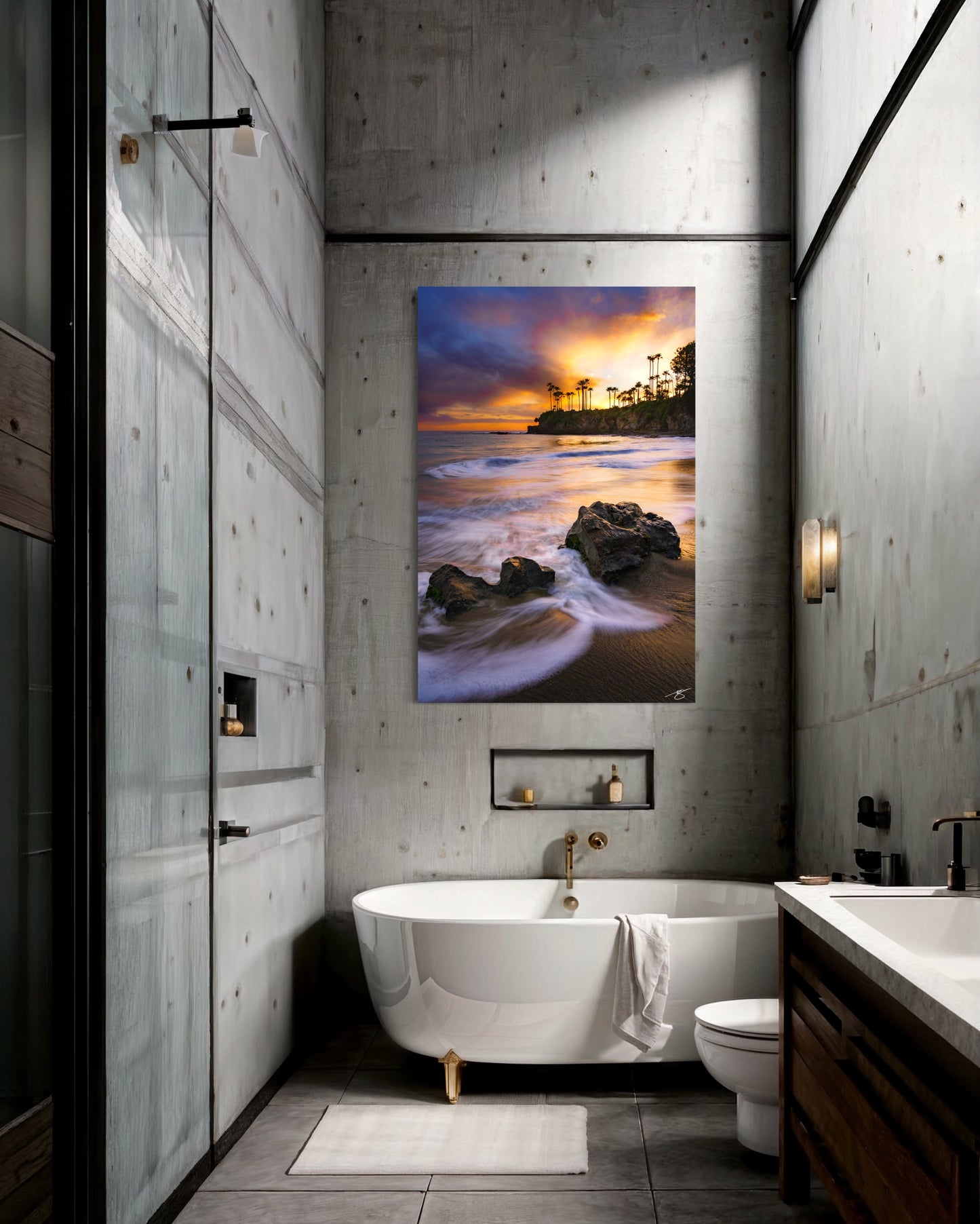 Laguna Radiance – Sunset Waves at Heisler Park