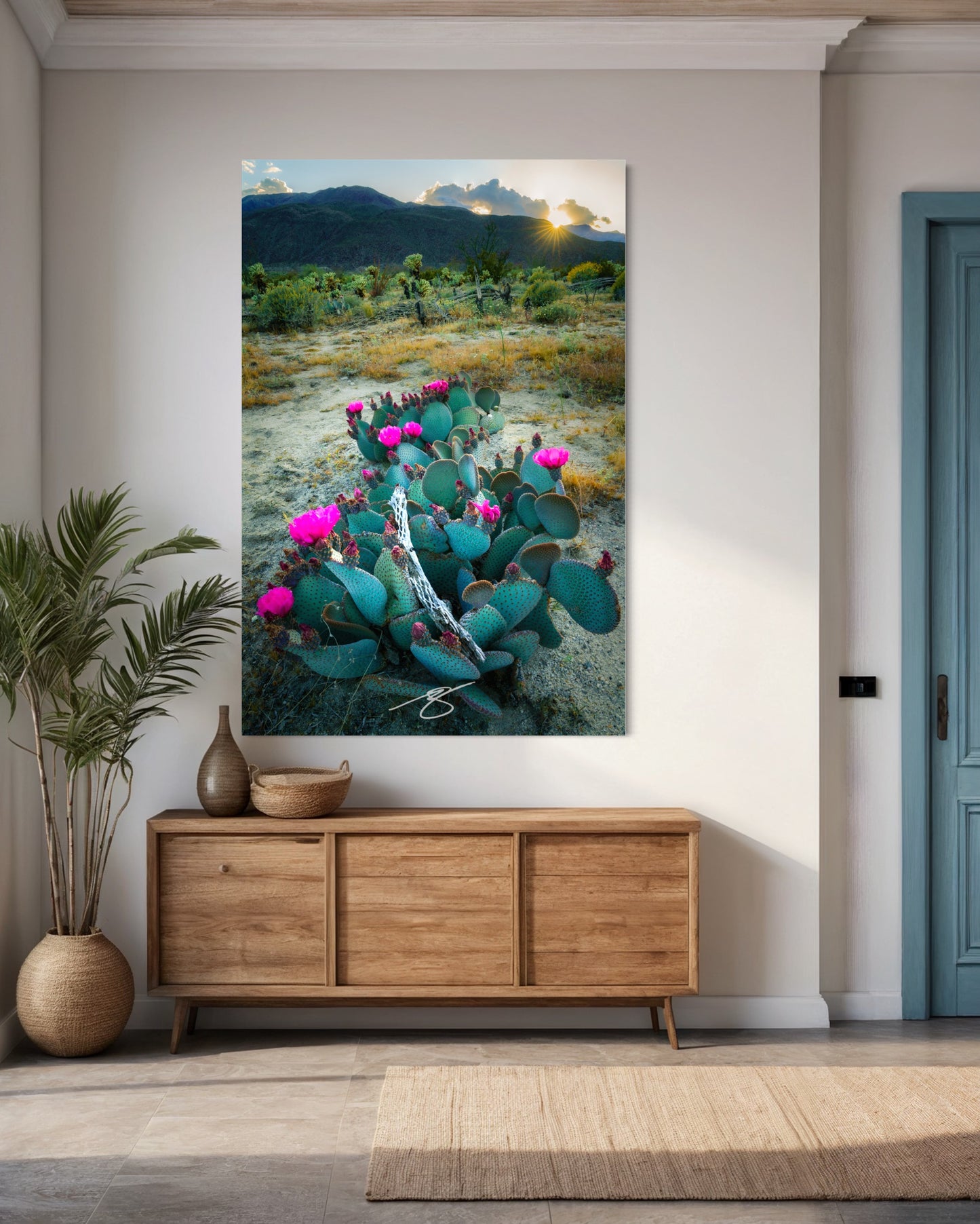 Crown of Spring – Desert Cactus in Bloom