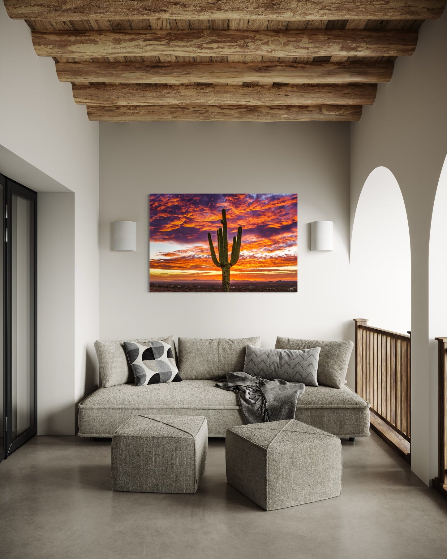Saguaro Burning