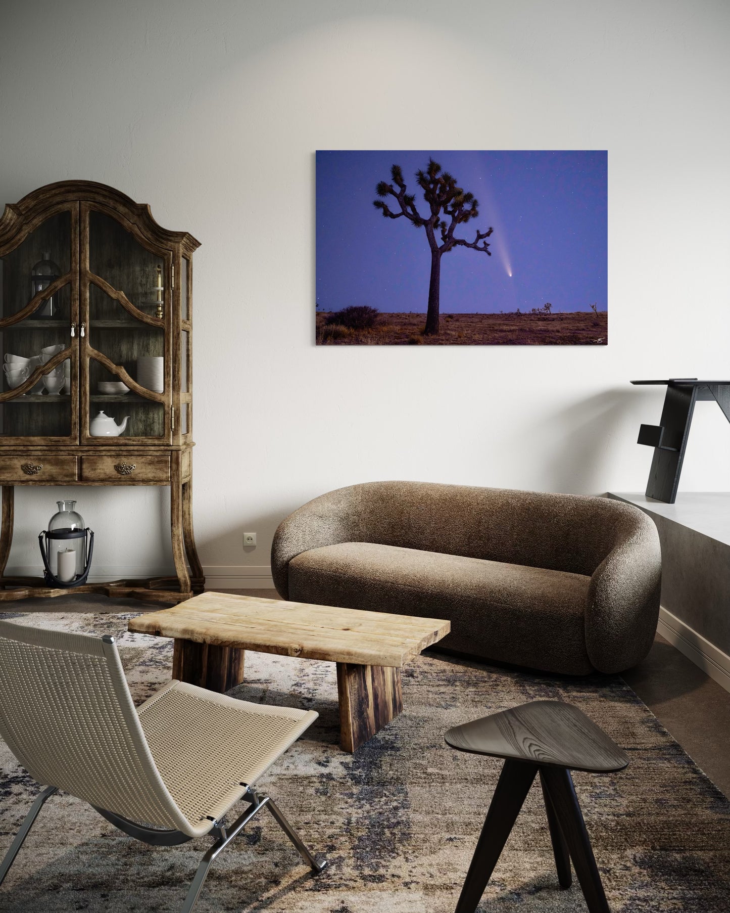 Celestial Visitor – Comet Over Joshua Tree