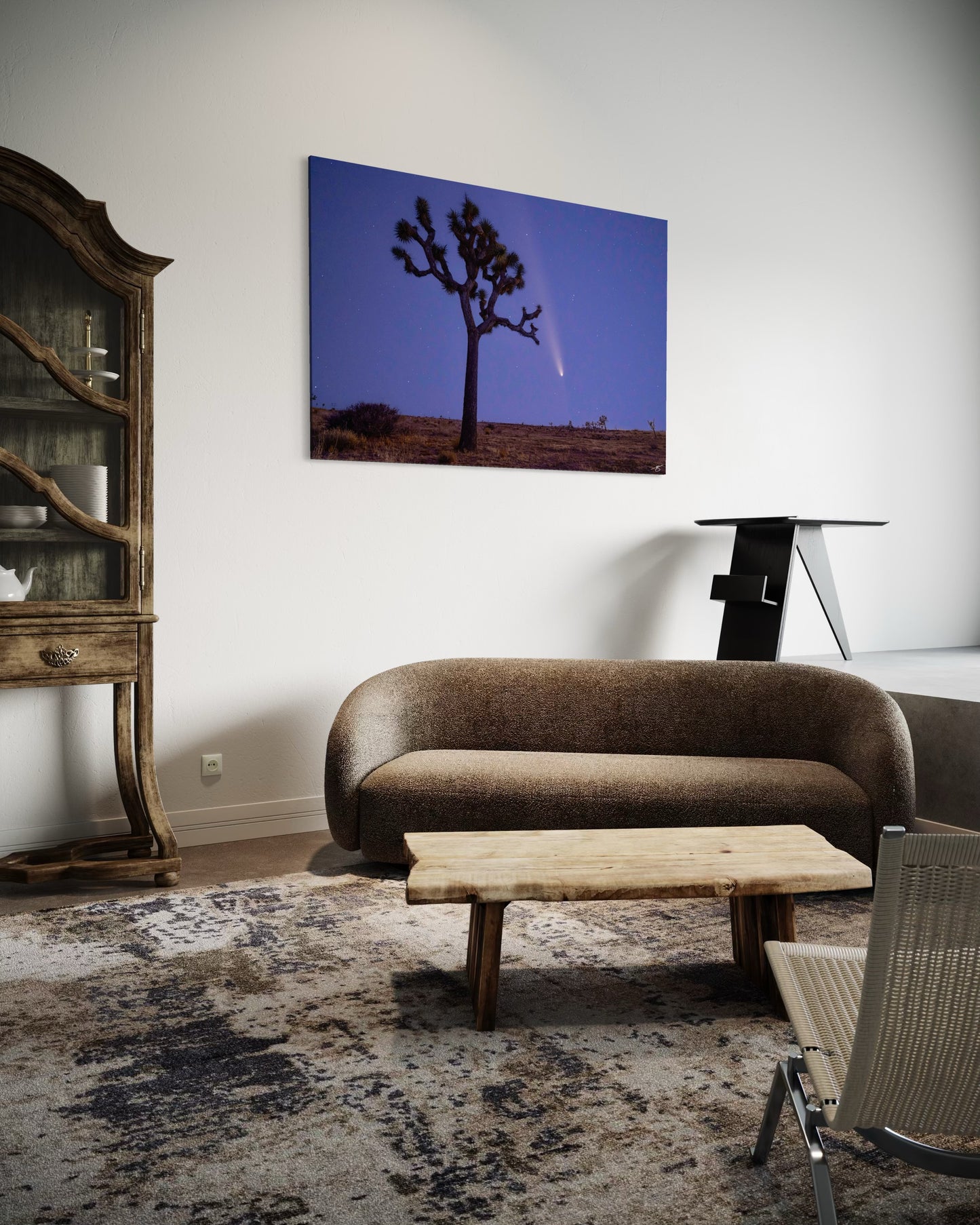 Celestial Visitor – Comet Over Joshua Tree