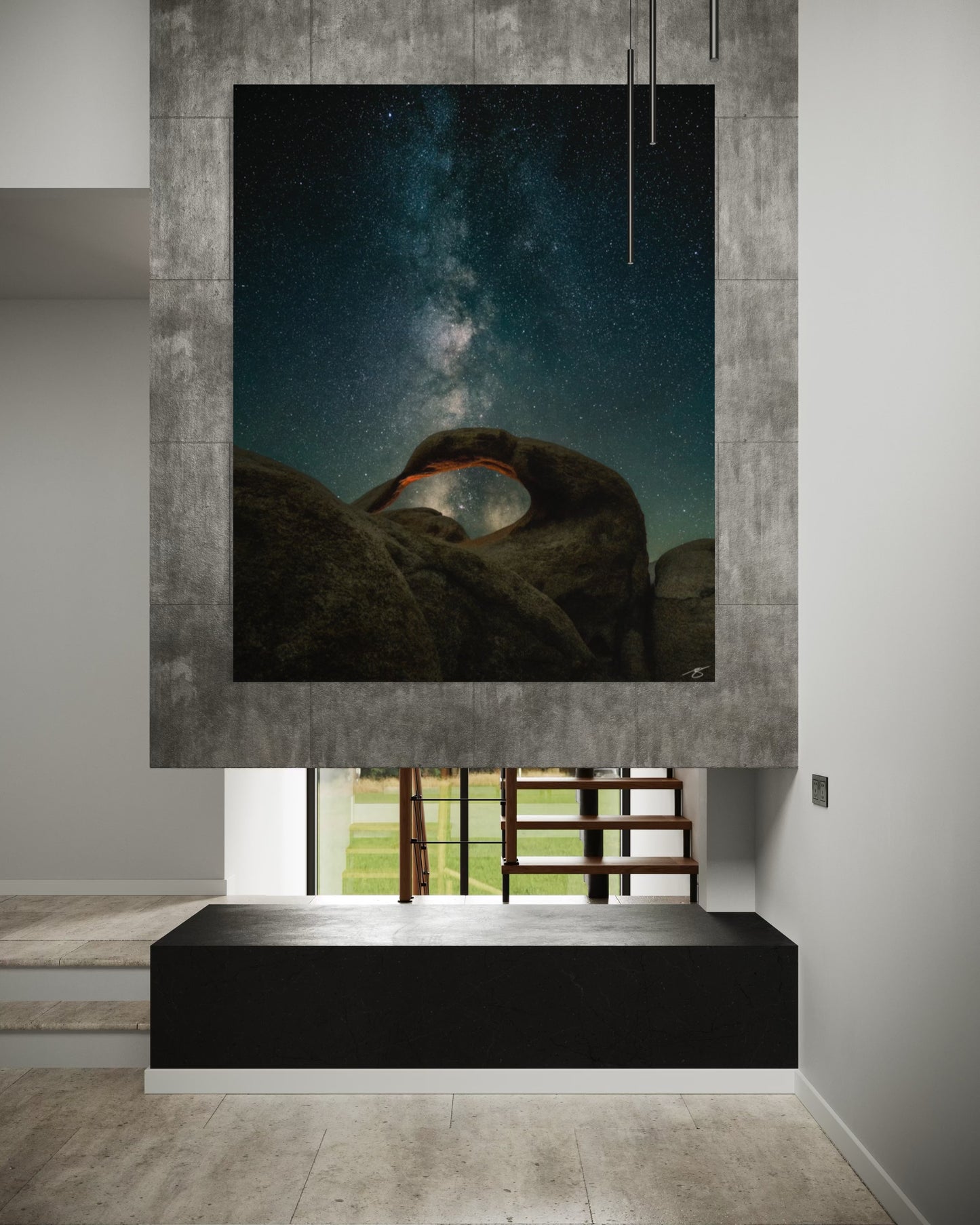 Celestial Gate – Milky Way Over Mobius Arch