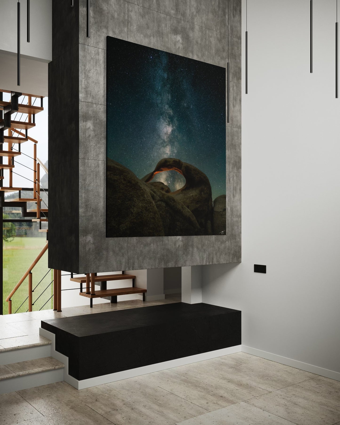 Celestial Gate – Milky Way Over Mobius Arch