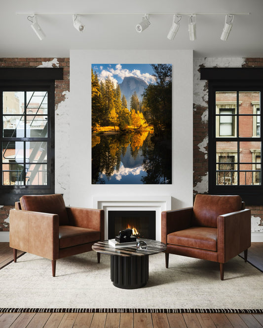Golden Reflection – Autumn in Yosemite Valley