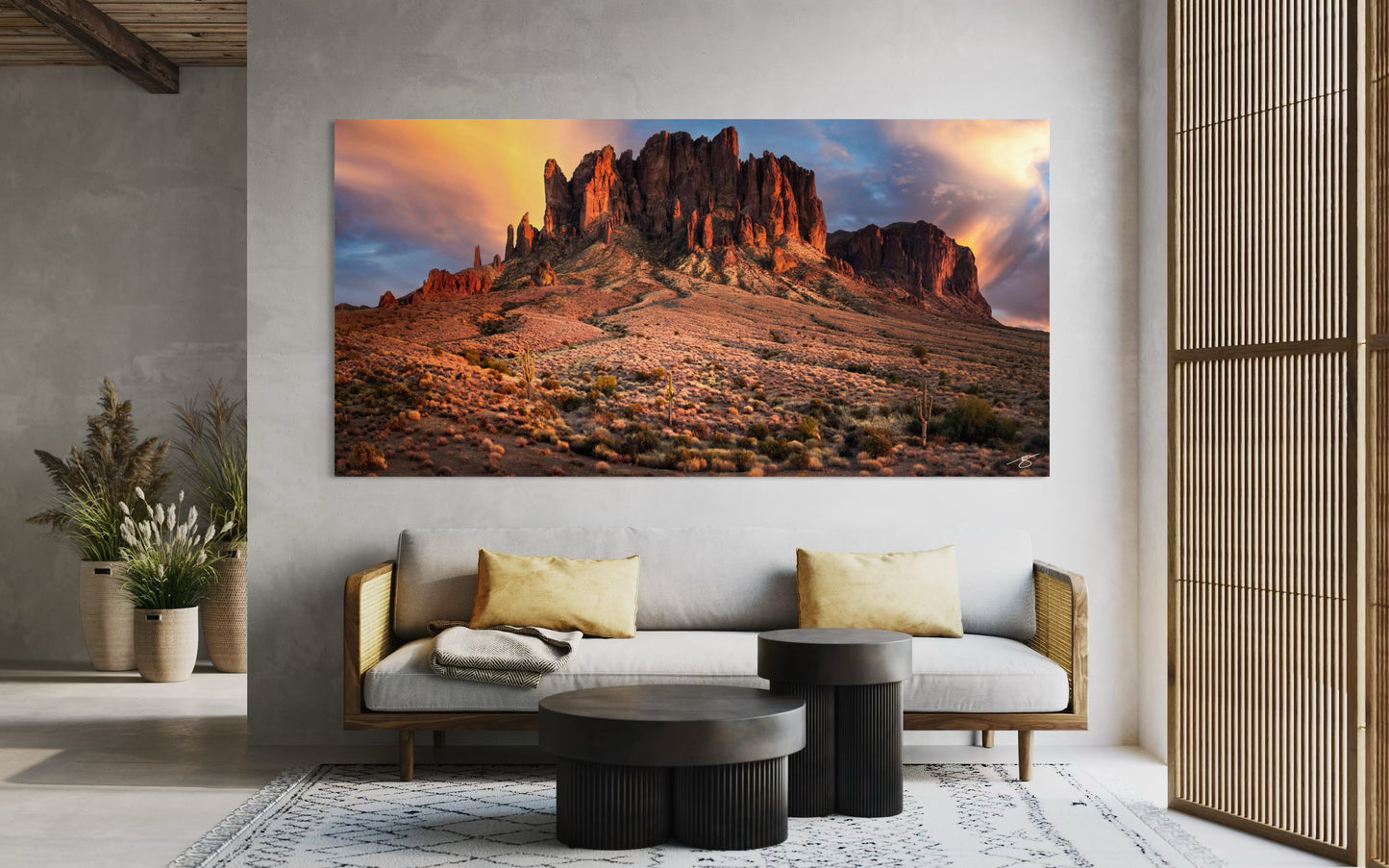 Firelight Over the Superstitions – Arizona Desert Majesty