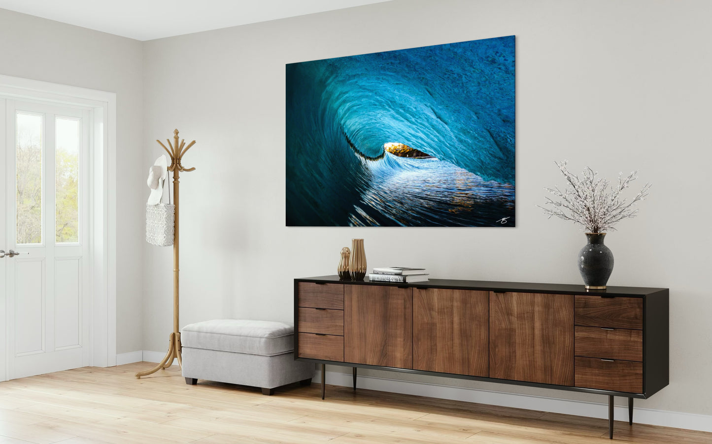 Inside the Wave – Coastal View Through Nature’s Barrel