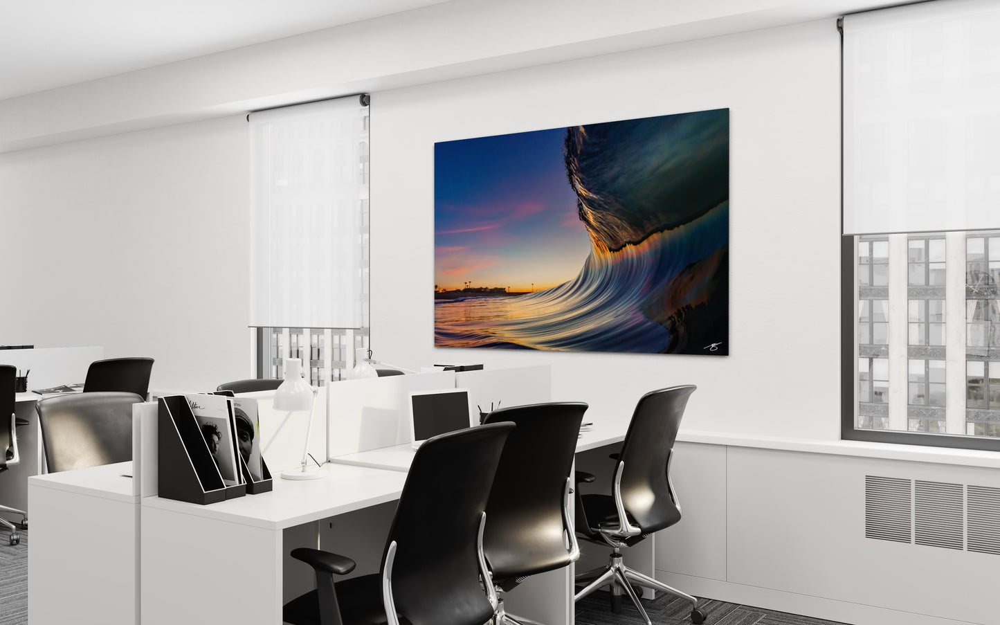 Sunset Glass Wave — Ocean Fine Art Photography Print