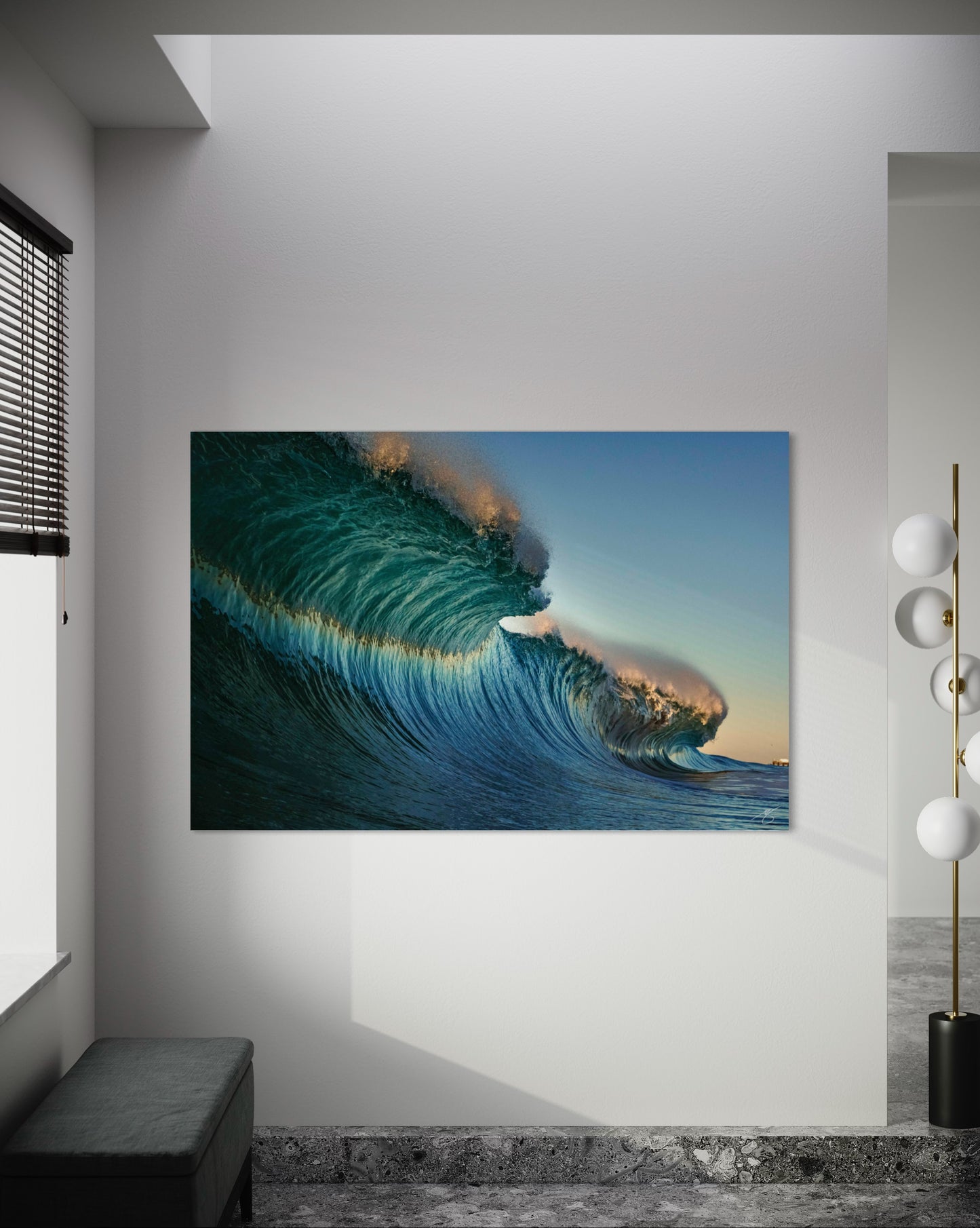 Crest of Dawn — Backlit Emerald Barrel Wave