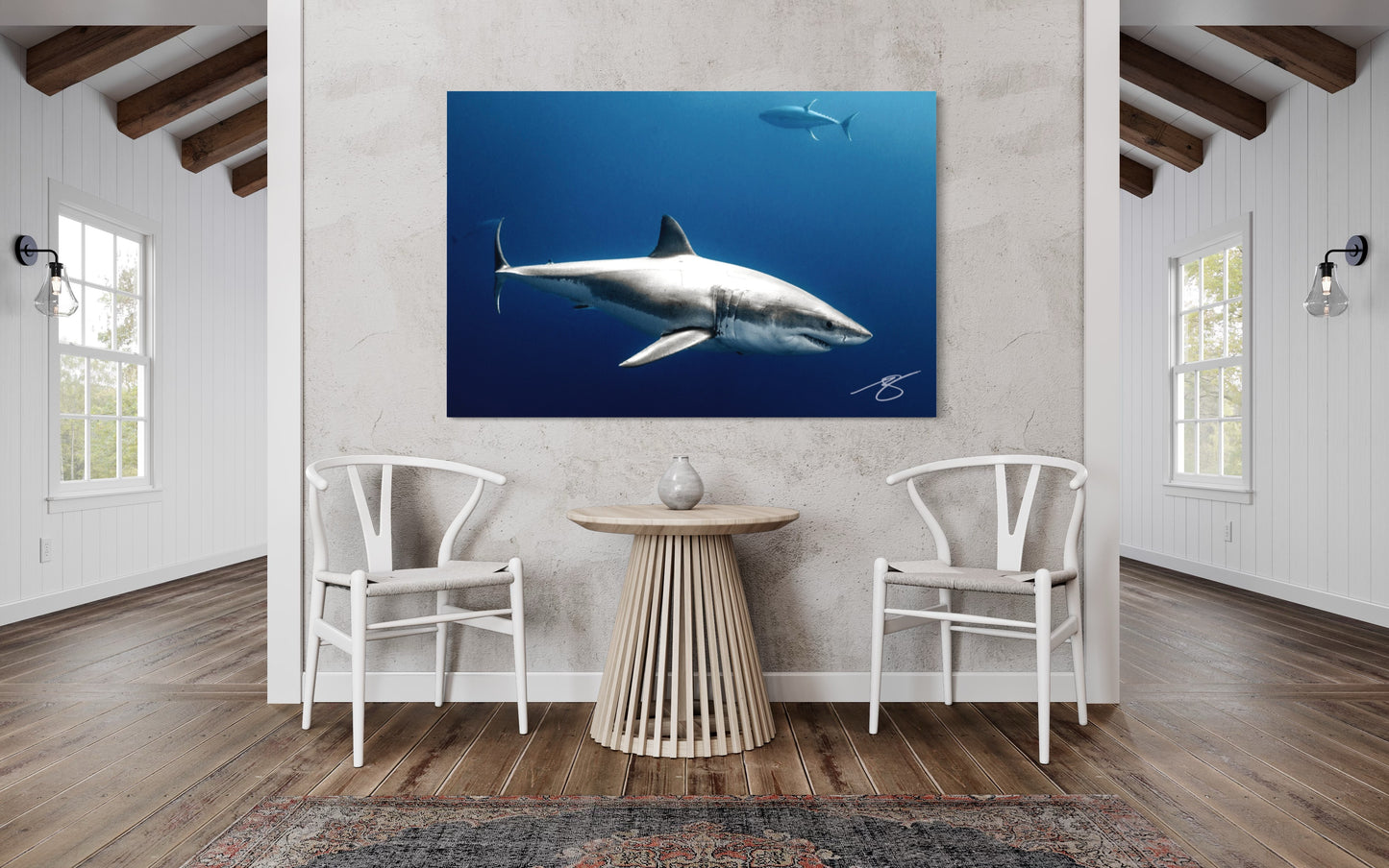 Apex Silence — Great White Shark Fine Art Photography Print