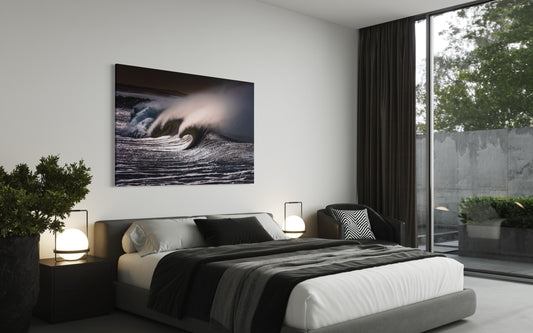 Silver Fury — Breaking Wave Fine Art Photography Print