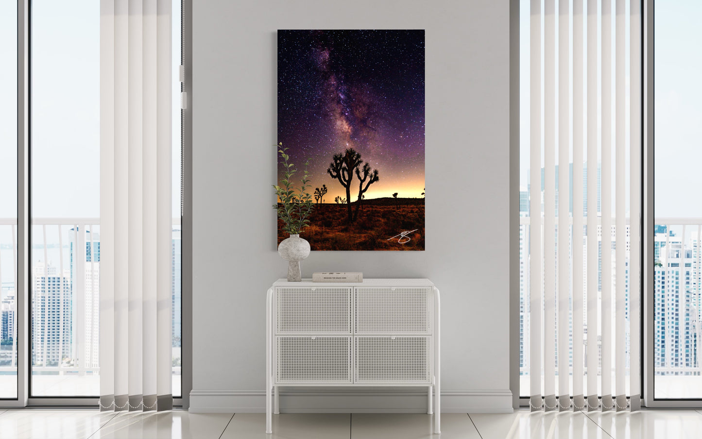 Milky Way Over Joshua Tree — Desert Night Sky Fine Art Print