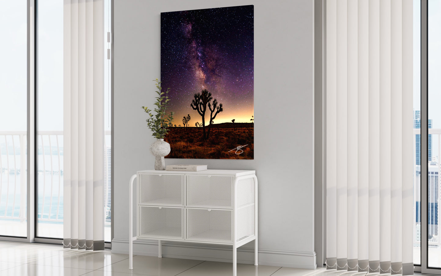 Milky Way Over Joshua Tree — Desert Night Sky Fine Art Print