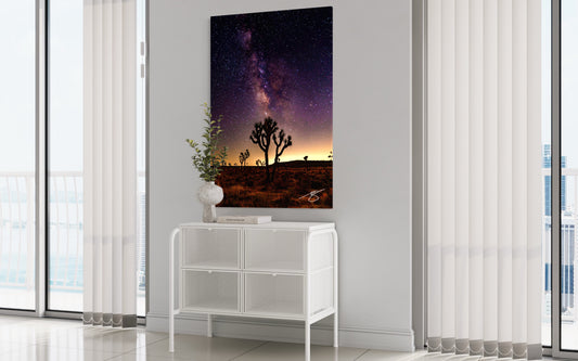 Milky Way Over Joshua Tree — Desert Night Sky Fine Art Print