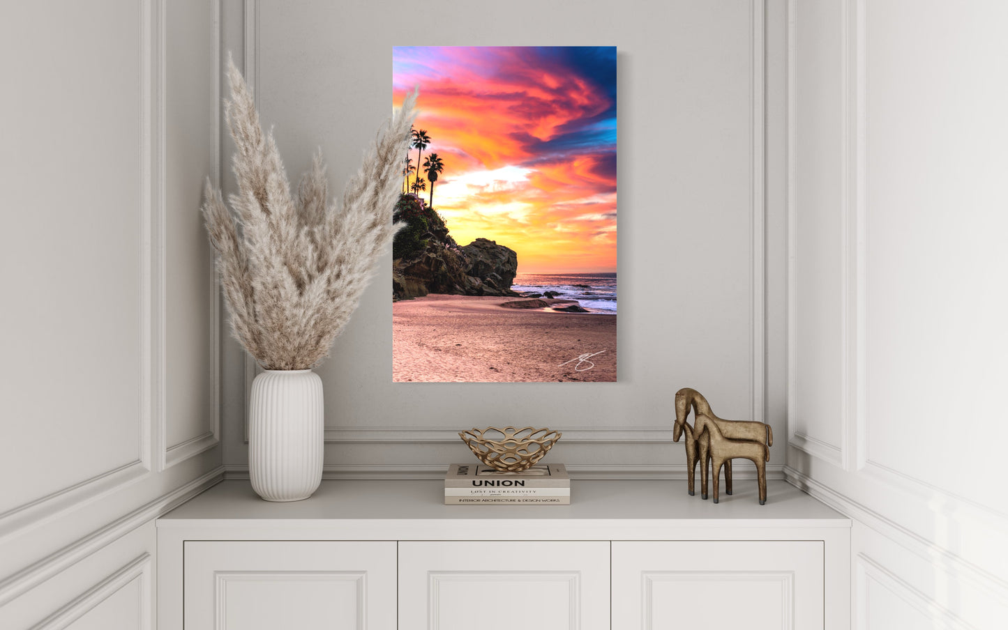 Pastel Skies at Palm Cove — Sunset Beach Fine Art Print
