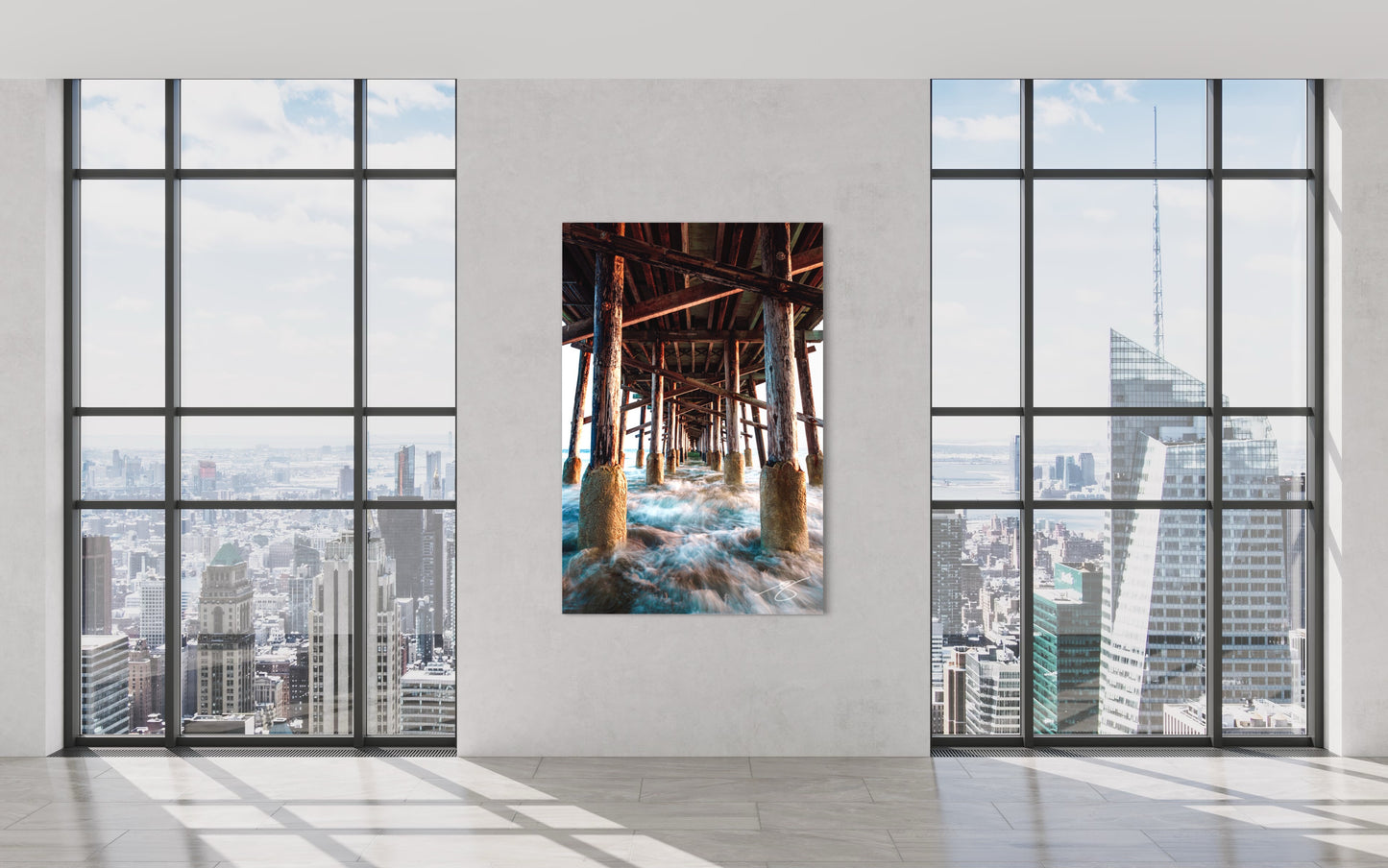 Tidal Symmetry — Under the Pier Fine Art Photography Print