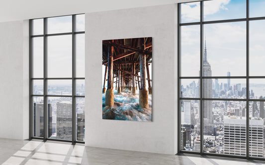 Tidal Symmetry — Under the Pier Fine Art Photography Print