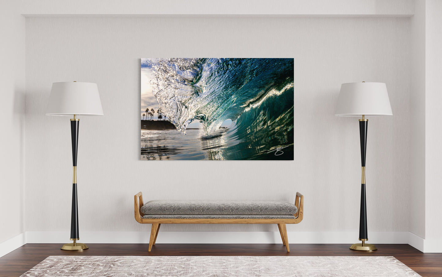 Crystal Palm Barrel — Ocean Fine Art Photography Print