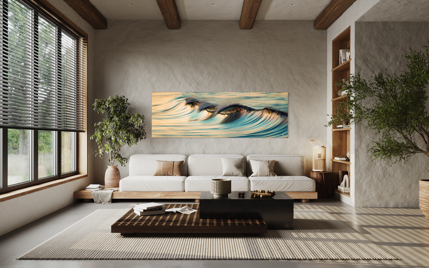 Tidal Crescendo — Abstract Wave Motion Fine Art Print