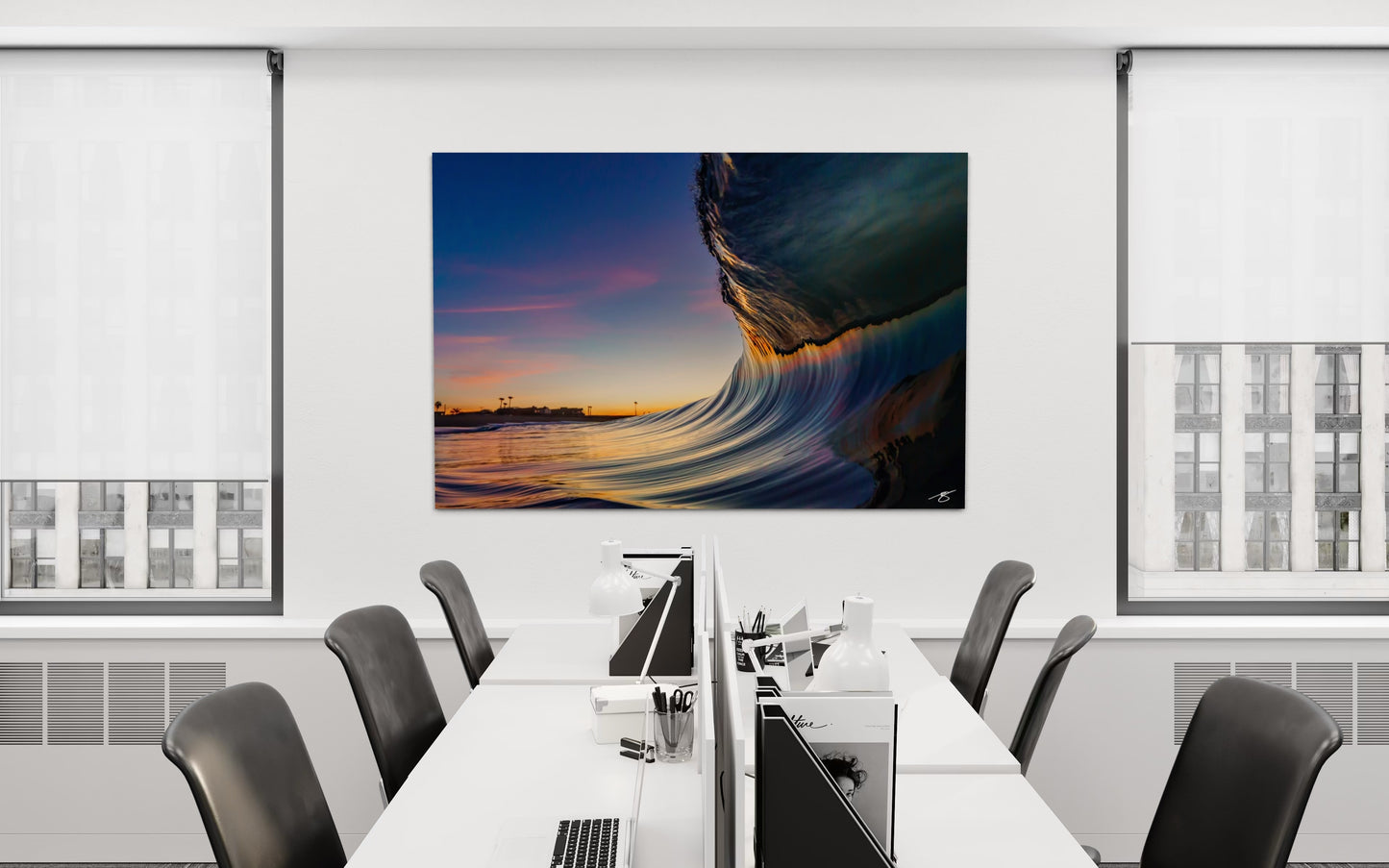 Sunset Glass Wave — Ocean Fine Art Photography Print