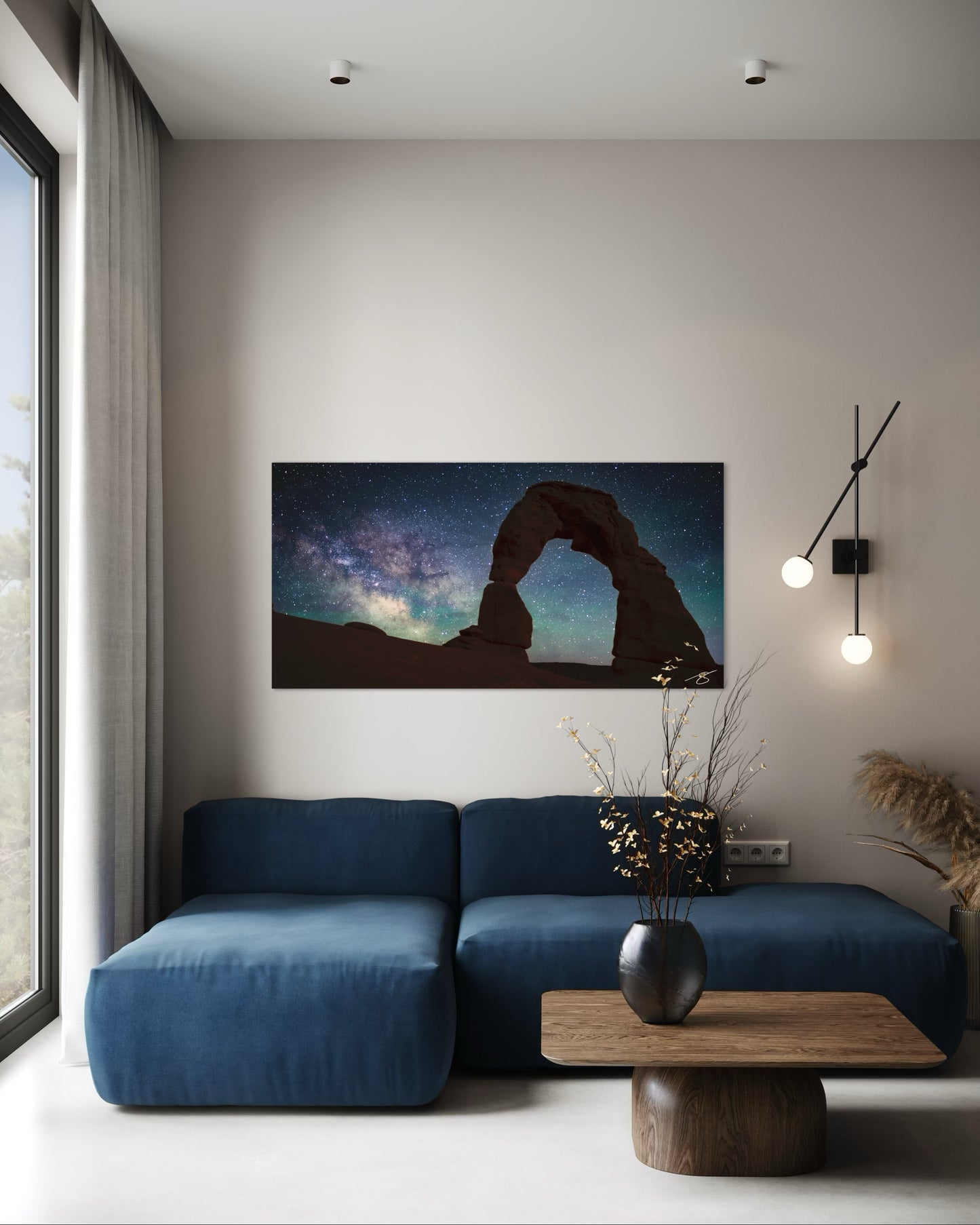 Delicate Arch Under the Milky Way – Fine Art Night Sky Photography Print